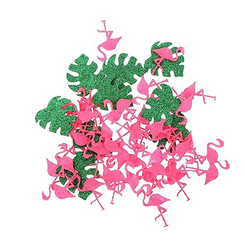 GREENADSCAPE 1 Flamingo-konfetti Sommerdeko Party-tischkonfetti Monstera-design-konfetti Party-konfetti-dekoration Sommerliches Tischkonfetti Party Dekoratives Konfetti Nicht Gewebt von GREENADSCAPE