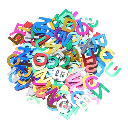 GREENADSCAPE 12000 Stück Buntes Englisches Alphabet-konfetti Hochzeitsdeko Junggesellenabschiedsvorräte Partydekorationen Glatte Kanten Altpapier von GREENADSCAPE