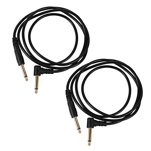 GREENADSCAPE Verschleißfestes Pvc-audiokabel 2 Stück Gitarren-patchkabel Für E-gitarren Und Bässe von GREENADSCAPE