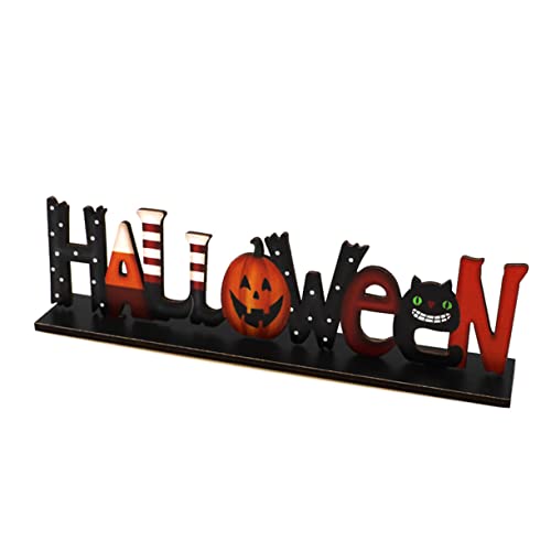 GREENADSCAPE 1Stk Halloween-Ornamente Halloween-Tier-Tablett-Schilder fröhliche Halloween-Dekoration Halloween basteln Halloween gartendeko esstisch Hohle Verzierung Halloween-Desktop-Schmuck von GREENADSCAPE