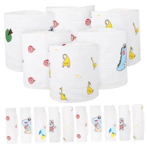 GREENADSCAPE 20St Bauchband Verstellbares Bauchband Bauchbänder für Babys Bauchband mit niedlichen Mustern Bauchbänder für Neugeborene Nabelschnur bei Säuglingen Bauchwickel Baumwolle von GREENADSCAPE