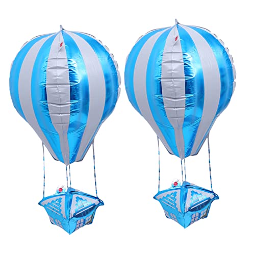 GREENADSCAPE 2St Ballon wohnungsdeko wohnraumdeko Raumdekoration balongas the blue balloon Spielzeug für Babyflugzeuge Kalibrator de Flugzeugspielzeug Luft Ebene Babyspielzeug Aluminiumfolie von GREENADSCAPE