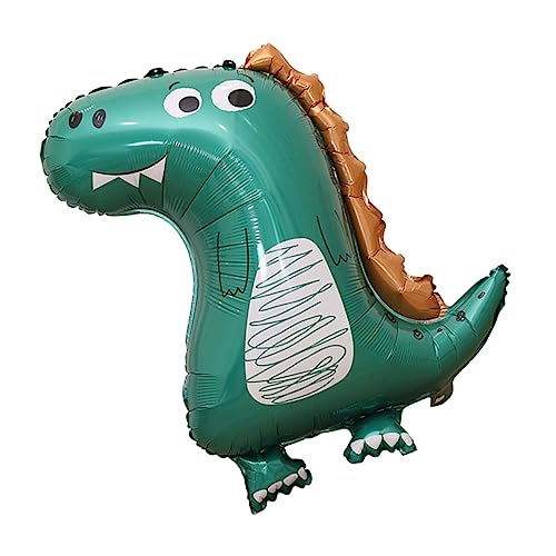 GREENADSCAPE 4 Stück Dinosaurier Ballon Geburtstags Layout Ballon Dinosaurier Party Ballons Dschungel Dekorationen Kindertags Ballons Thematische Ballons Dschungel Tier Ballons Grüne von GREENADSCAPE