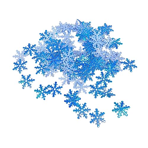 GREENADSCAPE 400 stücke Kreative Schneeflocken für Weihnachten Blau Weiß Schneeflocke Handwerk Schneeflocken Ornament von GREENADSCAPE