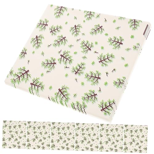 GREENADSCAPE 50 Blatt Burgerpapier Gewachstes Lebensmittelpapier Sandwich Verpackungspapier Verpackungen Zum Verpacken Von Lebensmitteln Zuckerpapier Geschenkpapier Käsepapier Pommes von GREENADSCAPE