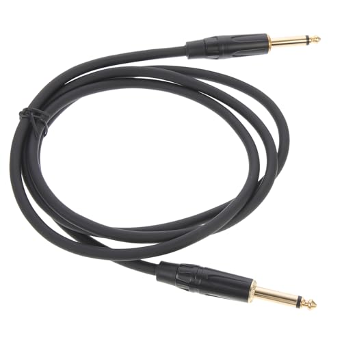 GREENADSCAPE 65mm Audio Kabel Audiokabel Instrument Kopfhörer Mikrofonkabel Von Stecker Zu Stecker Gitarrenverstärkerkabel Gitarrenpedalkabel Kabel Für E-gitarre Sauerstofffreies Kupfer Black von GREENADSCAPE