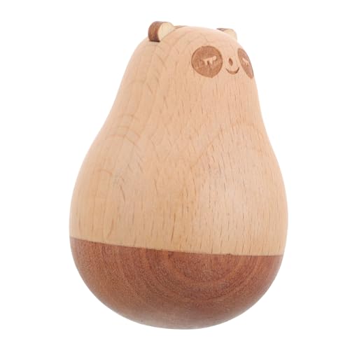 GREENADSCAPE Becherverzierung Mitbringsel Kindergeburtstag Kleine Tierfigur Tierskulptur Tischtierstatue Holz von GREENADSCAPE