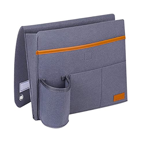 GREENADSCAPE Filz-Aufbewahrung tasche magazine holder brillenbox halter für fernbedienungen Aufbewahrung am Bett Bettkorb aus Filz Sofa Aufbewahrungstasche stuhl armlehne tasche Filzstoff von GREENADSCAPE