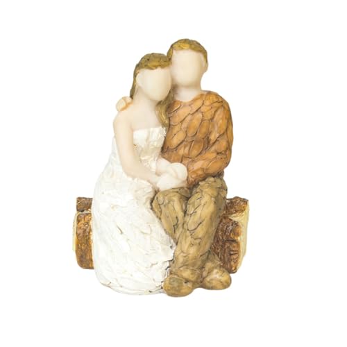 GREENADSCAPE Kuchen dekoratives Accessoire schreibtisch dekoration hochzeitsdekoration Hochzeitsstatue romantische Figuren Harzverzierung für die Hochzeit Kuchendekoration aus Harz von GREENADSCAPE