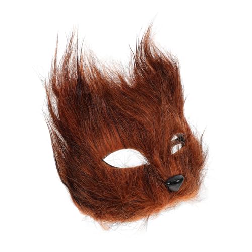GREENADSCAPE Tiermasken Fuchs Maske Fell Pelzmaske Halloween-tiermaske Für Kinder Flauschige Halbfuchsmaske Kunstpelzmaske Gruselmaske Tiermaske Aus Kunstpelz Cosplay-partymaske Fuchskostüm GREENADSCAPE Tiermasken Fuchs Maske Fell Pelzmaske Halloween-tiermaske Für Kinder Flauschige Halbfuchsmaske Kunstpelzmaske Gruselmaske Tiermaske Aus Kunstpelz Cosplay-partymaske Fuchskostüm von GREENADSCAPE