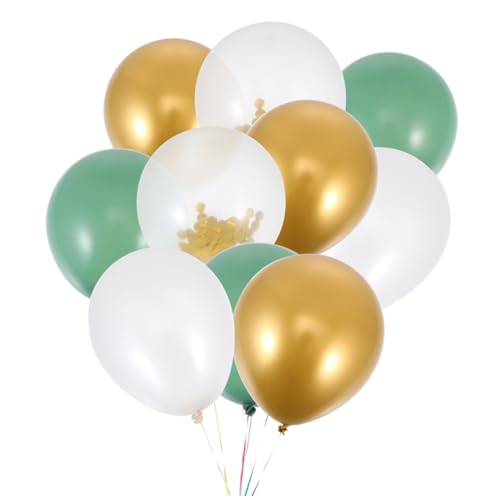 GREENADSCAPE Metallic Luftballons Set Avocado Dekorative Ballons Für Hochzeiten Geburtstagsfeiern Und Feste Hochwertige Latex Ballons Für Kreative Partydekoration von GREENADSCAPE