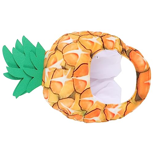 GREENADSCAPE Niedlicher Fruchtmaskenhut Kindermaske Obstpartyhüte Cartoon Fruchtmaskenhut Lebensmittelplüschhut Plüschfruchtkappe Kostümpartyhut Kopfbedeckung Lustiger Fruchthut Pp von GREENADSCAPE