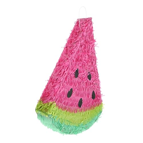 GREENADSCAPE Piñata bastelzeug celebrations candy dekoring Wassermelonen-Pinata für Party Pinata-Spiel Pinata-Süßigkeit Obst Brautdusche Pinata hängende Dekoration bunte Pinata Papier von GREENADSCAPE