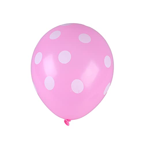 GREENADSCAPE Polka Dot Latex Ballons Rosarot Und Pink Für Hochzeits Und Geburtstagsfeiern Ideale Partydekoration Und Luftballons Für Festliche Anlässe von GREENADSCAPE