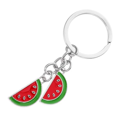 GREENADSCAPE Schlüsselanhänger hawaiianische Partybevorzugung Wassermelonennadel Schlüsselbund dekoration Schlüsselringe Schmuck Wassermelonen-Anhänger-Charms Cartoon-Anhänger zum Aufhängen von GREENADSCAPE