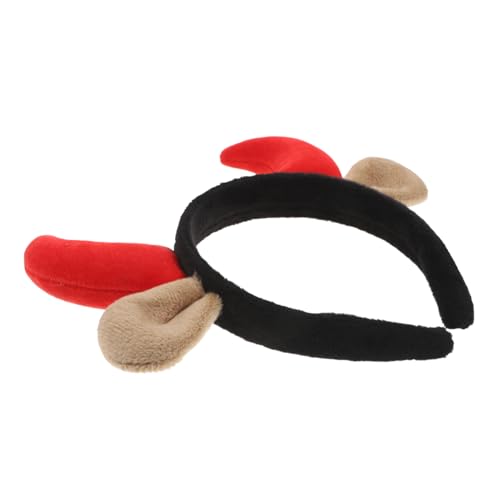 GREENADSCAPE Stirnband Aus Horn Stirnband Kinder Haarschmuck Durchführen Kopfschmuck Für Auftritte Einzigartige Haardekoration Stirnband Für Auftritte Foto-requisite Cosplay Haarband Polyester von GREENADSCAPE