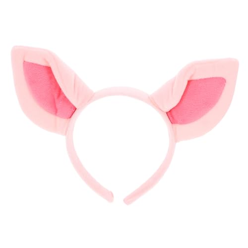 GREENADSCAPE Super Schweineohr Stirnband Für Halloween Und Kostümpartys Rosa Tier Cosplay Kopfbedeckung Ideal Für Bühnen Performances Und Mottopartys Unisex Design Für Erwachsene Und Kinder von GREENADSCAPE