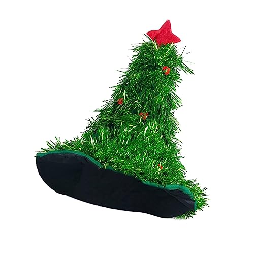 GREENADSCAPE Bezaubernder Weihnachtsbaum-Kopfschmuck Partyhut Weihnachtsneuheit für festliche Weihnachtsveranstaltungen von GREENADSCAPE