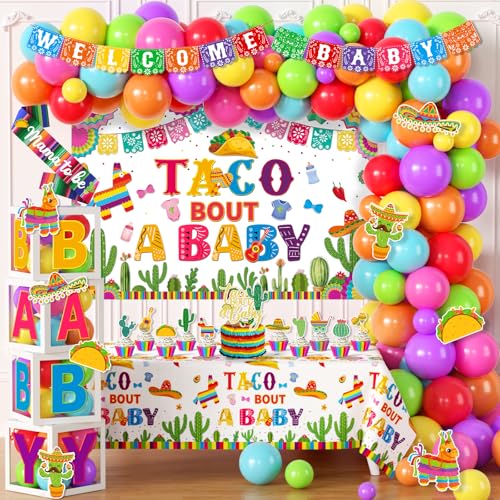 Taco Bout a Baby Balloons Kit von GREHUMOR