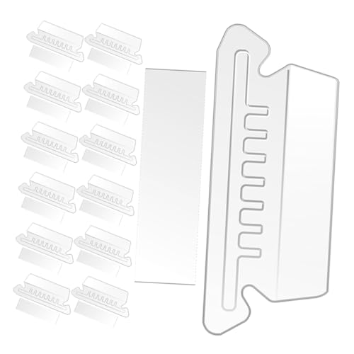 GRIRIW 1 Satz Etikettenhalter Kleine Hängeregistraturen Registerkarte „klassifizierungsindex“. Aktenteiler Mit Laschen Für Binder Hängeregistratureinlagen Ablageordner Pvc Transparent von GRIRIW