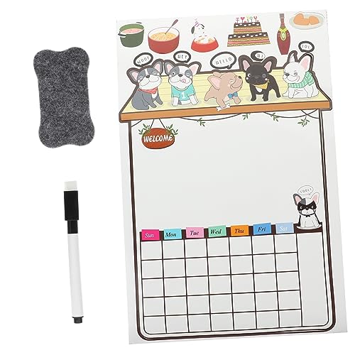 GRIRIW 1 Satz Notizblock Magnet Liste Planke kühlschrank kalender Whiteboard für Kühlschrank kalender kühlschrank aufkleber Memo-Erinnerung löschbare Erinnerung Memo-Message-Board von GRIRIW