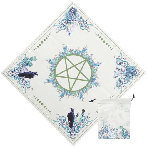 GRIRIW 1 Set Pentagramm Tarot Tischdecke Niederländisches Altartuch Tarot Requisiten Rituelle Orakelkarten Tischdecke Spielwaren Weltdekoration Tischdecke Für Astrologie von GRIRIW