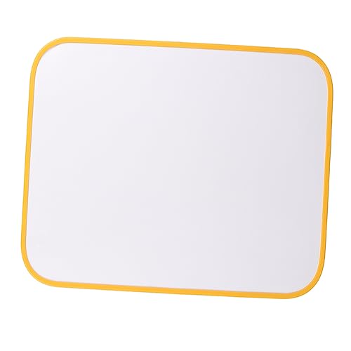 GRIRIW 1 Stück magnetische Tafel Mini-löschbare Tafel Briefe magnetisches Whiteboard hängendes Whiteboard schreibtafel write board abwischbares Zeichenbrett Message Board Yellow von GRIRIW