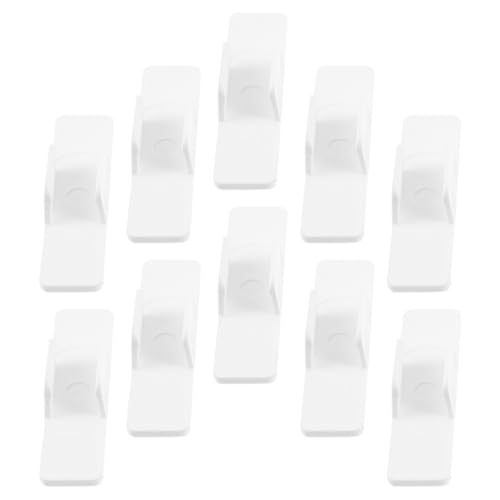 GRIRIW 10 Stück Stifthalter Stiftclip Whiteboard Zubehör Whiteboard Zubehör Schreibtisch Stifthalter Whiteboard Stifte Clips Klemmbrett Griffe Kreideband Kunststoff Stifthalter von GRIRIW