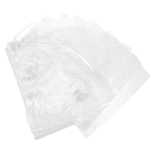 GRIRIW 100 Stück Transparente Schrumpfverpackungsbeutel Ideal Für Verpackungen Und Bastelprojekte Vielseitig Einsetzbare Schrumpffolie 100% Transparent Langlebig Und von GRIRIW