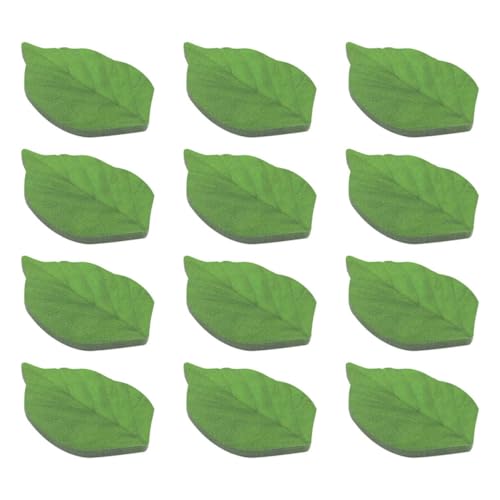 GRIRIW Sticky T Leaf Sticker Notes Grüne Blätter Notizblöcke 12 Bücher für Büro und Heimdekoration von GRIRIW