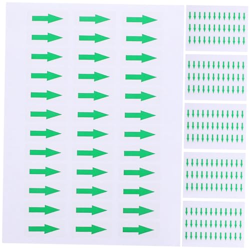 GRIRIW 5 Pfeilschilder Pfeilaufkleber Für Wandrichtungen Pfeilaufkleber Zur Anzeige Von Alarmanlagen Sicherheitsmarkierungsaufkleber Selbstklebende Etikettenaufkleber von GRIRIW