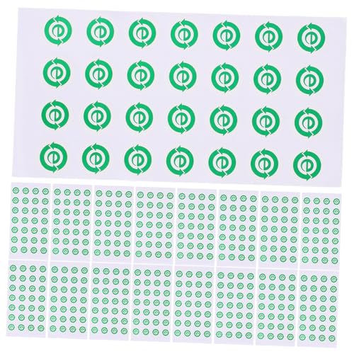 GRIRIW 500 Stück Elektronische Produktaufkleber Für Recycling Klassifizierungsaufkleber Für Elektronische Geräte Selbstklebend Langlebig Und Wasserfest Ideal Für Die Sortierung Und von GRIRIW