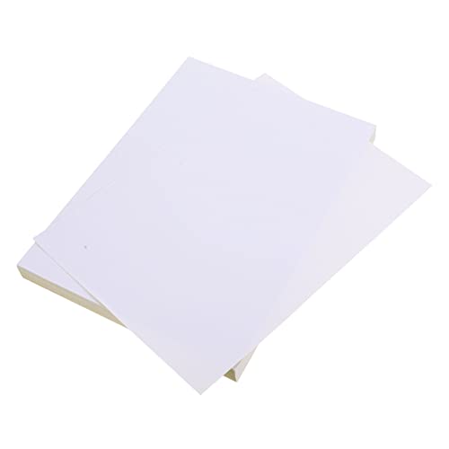 GRIRIW A4 Selbstklebende Druckpapier Etiketten Mattes Klebeetiketten Für Drucker Bedruckbare Sticker Für Beschriftung Und Etikettierung Haftpapier Für Labeldruck von GRIRIW