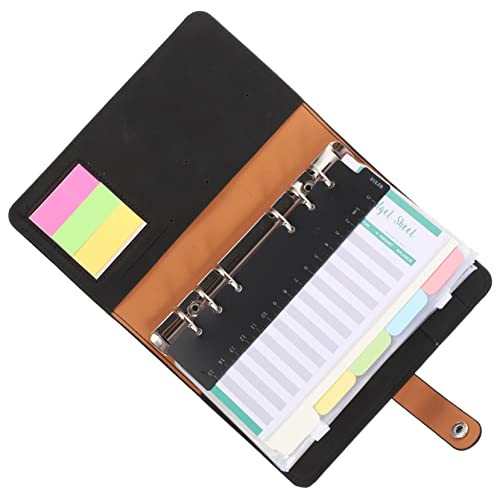 GRIRIW A6 Budget Binder Handbuch Mit Losen Blättern Zur Ausgabenverfolgung Tragbare Notizen Und Budgetplanung Multifunktionale Zipper Notizbuchlösung von GRIRIW