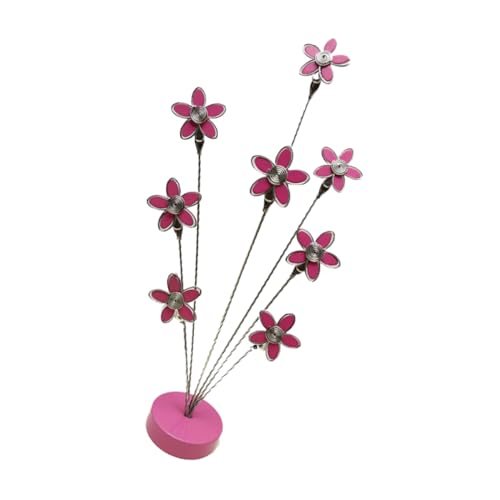 GRIRIW Blumenmemoordner geburtstags büro deko Tischkartenclip Memohalter-Clip Foto-Display-Clip Foto-Display-Halter Hinweisclip Fotobaumhalter Fotoklemme Rostfreier Stahl Rosa von GRIRIW