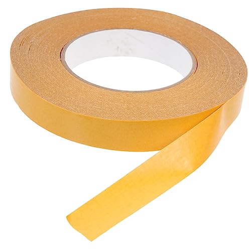 GRIRIW Doppelseitiges Klebeband Doppelseitiges Fiberglas Klebeband 20mm x 50m Hochbelastbares Selbstklebendes Gewebeband Für Teppiche Büros Und Heimwerkerprojekte Stark Haftend Vielseitig Einsetzbar von GRIRIW