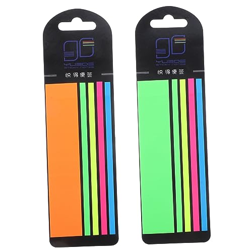 GRIRIW Fluoreszenz Guided Fluorescent Colored Tabs Satzmarkierungen Books Strips Boxes Cleanly Removes Highlight Text Satzmarker Flag Page Lesezeichen Notebook Neon Markers Reading Index von GRIRIW