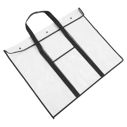 GRIRIW Großer PVC Transparent Zeichenbedarf Organizer Tasche Mit Tragegriff Für Künstler Multifunktionale Aufbewahrung Für Zeichengeräte Und Kunstmaterialien von GRIRIW