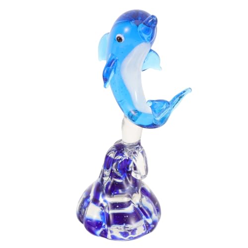 GRIRIW Kreative kleine -Tischdekoration Hai Babyspielzeug Figuren Krabbe Strand büro Dekoration Office Decoration Delphin-Desktop-Schmuck aus Glas Einzigartiges Desktop- von GRIRIW