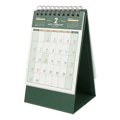 GRIRIW Kreativer Tischkalender Ringbuch Kalender Für Schreibtisch Dekorativ Und Praktisch Für Planung Und Organisation Kompaktformat von GRIRIW