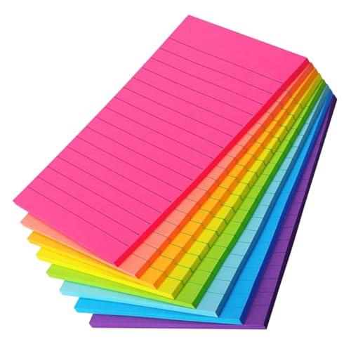 GRIRIW Selbstklebende Bunte Notizblöcke Haftnotizen Verschiedenen Farben Perfekte Kleine Schreibpads Für Büro Und Zuhause Praktische Haftende Memo Pads von GRIRIW