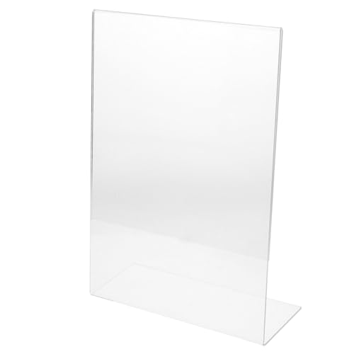 GRIRIW klares Design Schrägbrett kippen Kreidetafel Staffelei stehen Schrägbrett zum Malen Tablet-Halterung Stützgestell für Malplatten Laptophalter bequeme Lesetafel Acryl Transparent von GRIRIW