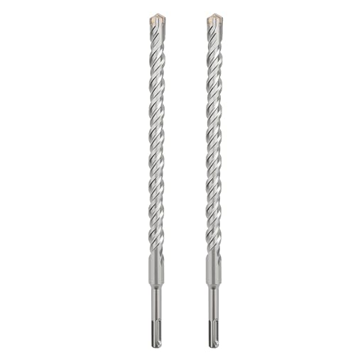 SDS-Plus-Bohrer, Steinbohrer, Betonbohrer für Beton, Ziegel und Zement, 8 x 310 mm, 2 Stück, Betonbohrer für Beton, Ziegel und Zement, 2 Stück von GRIXLEN