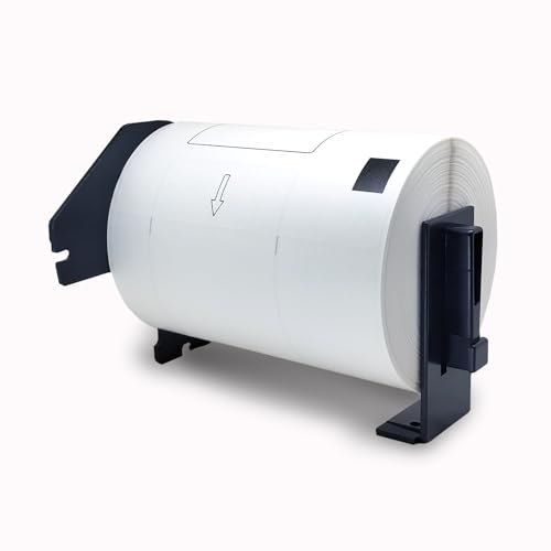 GROF DK-11241 Label Paper - 1 Roll Label Paper 102mm x 152mm (4” x 6”) Compatible with Brother QL-1050, QL-1060N, QL-1100, QL-1110NWB von GROF