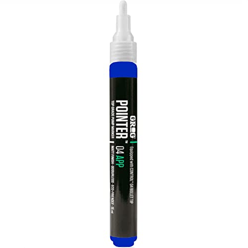 Grog Pointer 04 APP Marker (Diving Blue) - 4mm Nib / 15ml Aqua Pro Paint Pen von GROG