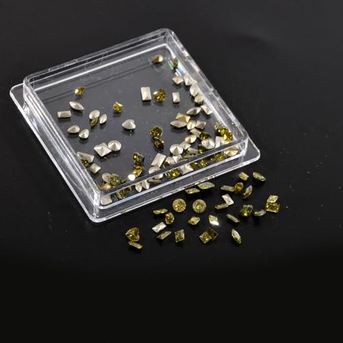 100 Stück modische Zirkon-Nagelkunst-Schmuck-Kristalle, 3D-Strasssteine, Nageldekoration, einzigartige Nageldekoration für den Alltag von GRONGU