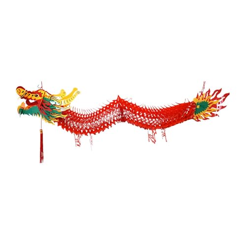 GRONGU 3D Drachen Dekorative Papiergirlanden Für Neujahr Frühlingsfest Große Eröffnungsfeier Chinesische Ornamente Geschenk Für Und Familien von GRONGU