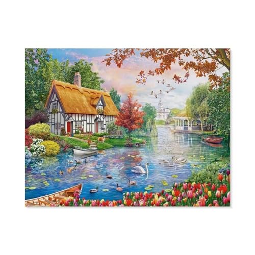 GSBRSNTS Malen nach Zahlen，Ruhiger Hafen，diy malen nach zahlen erwachsene landsch Mit Pinsel und Acrylfarbe Kits Theme Digital Home Wall Artwork(20x30cm-D26 von GSBRSNTS