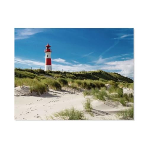 GSBRSNTS Malen nach Zahlen，Sylt，Strand，diy malen nach zahlen erwachsene landsch Mit Pinsel und Acrylfarbe Kits Theme Digital Home Wall Artwork(30x40cm-B26 von GSBRSNTS