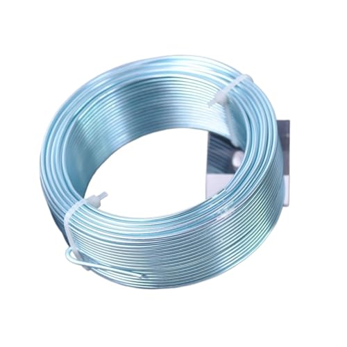 GSCLZ Aluminiumdraht 1 Rolle 250 g 1,0 mm 1,5 mm 2,0 mm 2,5 mm 3,0 mm Aluminium-Weichmetall-Basteldraht for Schmuckherstellung for Selbermachen(24-,3.0mm (1 Roll)) von GSCLZ